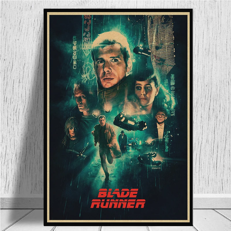 Лезвие Runner 2049 американский фильм ретро плакаты из крафт бумаги Печатные