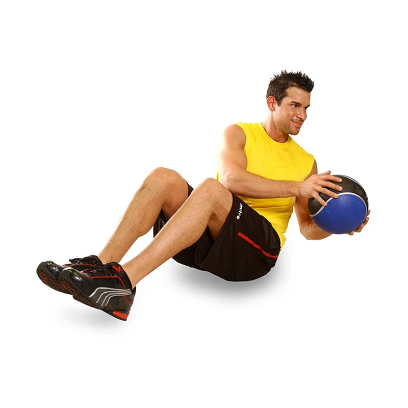 Медицинский мяч | тренировочный мяч, прочная резина, последовательное распределение веса, комфортное текстурированное сцепление для силовых тренировок