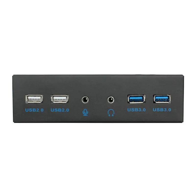 Great-Q USB3.0 drive bit panel 2* USB3.0+ 2* USB2.0+ HD audio 3,5 мм разъем для наушников usb-хаб