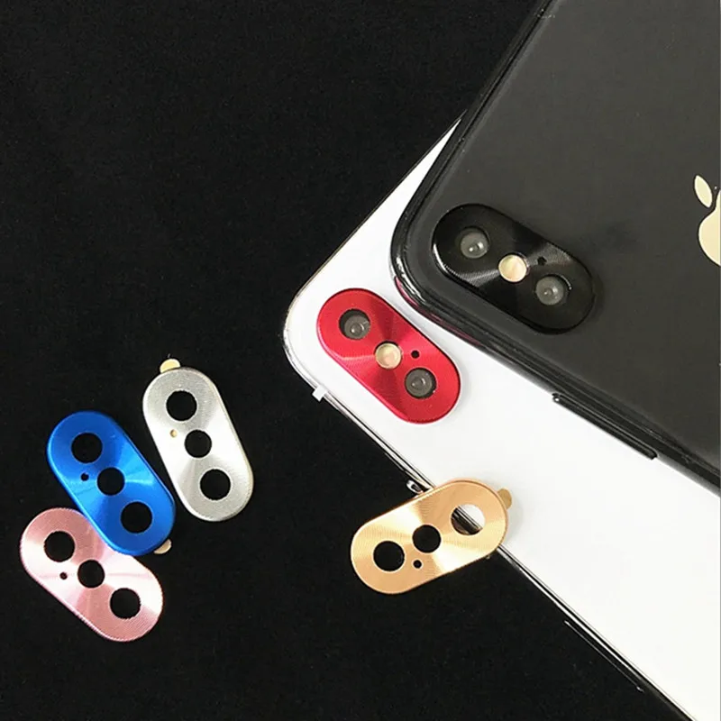 

Bumper For iPhone XS MAX Camera Lens Protector Ring Plating Aluminum for iPhone X XR Camera Case Cover Ring phone Accessories
