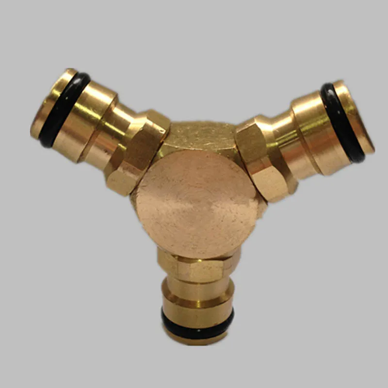 10 Type New 3/4" Threaded Brass Hose Tap Connector Garden Water Pipe Adaptor