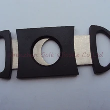 DHL/FedEx 500 шт./лот очень красивая карманная из нержавеющей стали нож для обрезки сигары двойные лезвия