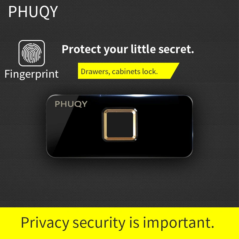 

PHUQY Smart Lock Furniture Fingerprint lock closet Fingerprint lock drawer Fingerprint lock Home self-installed office electroni