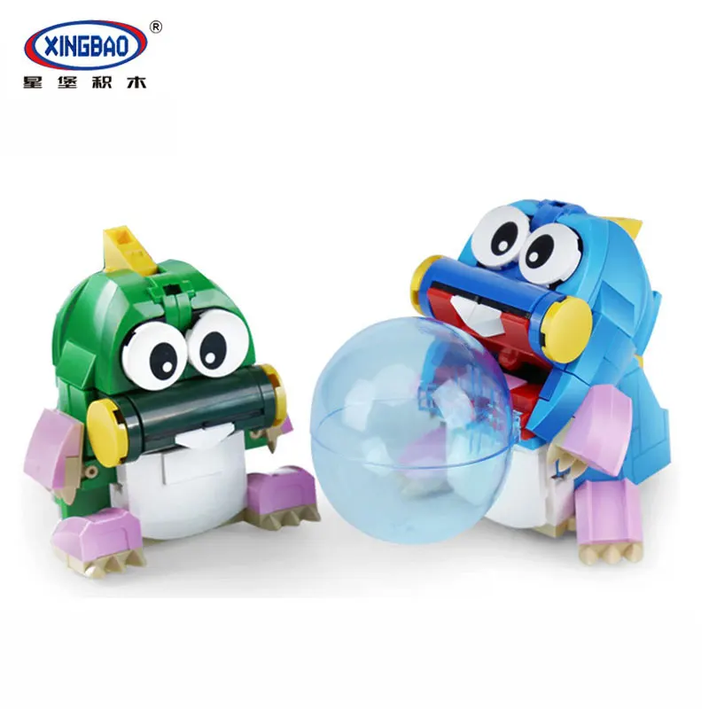 

XingBao 11001 323Pcs Genuine Creative Series The Cute Dragon Set Children Educational Building Blocks Bricks Model Toys XB-11001