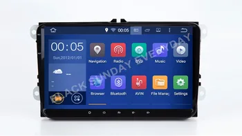 

9 " ROM 32G Android 8.0 Car DVD Player for VW Golf Polo Passat Tiguan EOS with Octa Core 4GB Ram Auto Radio Multimedia GPS Navi