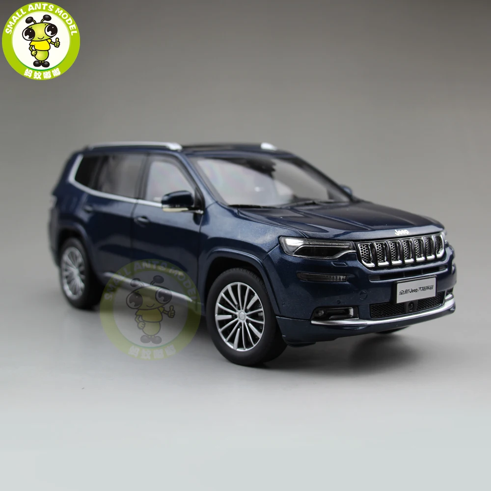 1/18 Jeep Grand Commander Fiat Chrysler литья под давлением металлический автомобиль внедорожник Модель Коллекция подарок синий цвет