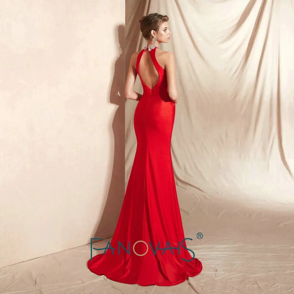 &quotКрасные вечерние платья длинные элегантные выпускного вечера 2019 Vestidos De Fiesta Largo