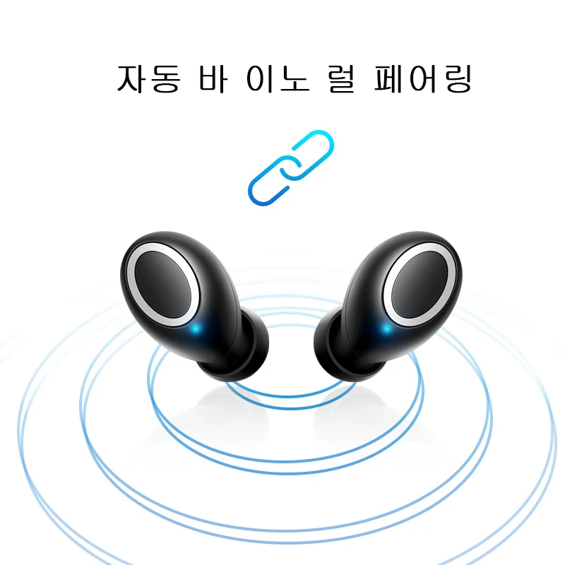 Беспроводные Bluetooth мини стерео наушники Голосовое управление шумоподавление управление наушники