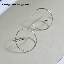 925 серебряные серьги вrincos бижутерия винтажные очаровательные минимализм геометрические креативные подарок на день рождения Oorbellen серьги для женщин