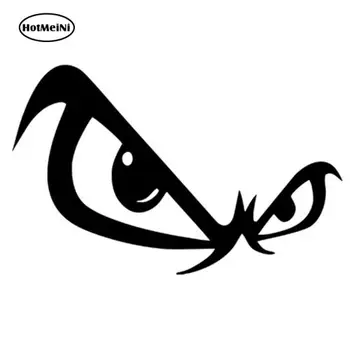 

HotMeiNi Cartoon Car Sticker 17*10.5 cm No Fear eyes car window car body bumper laptop art wall vinyl Decal Black/Silver etc