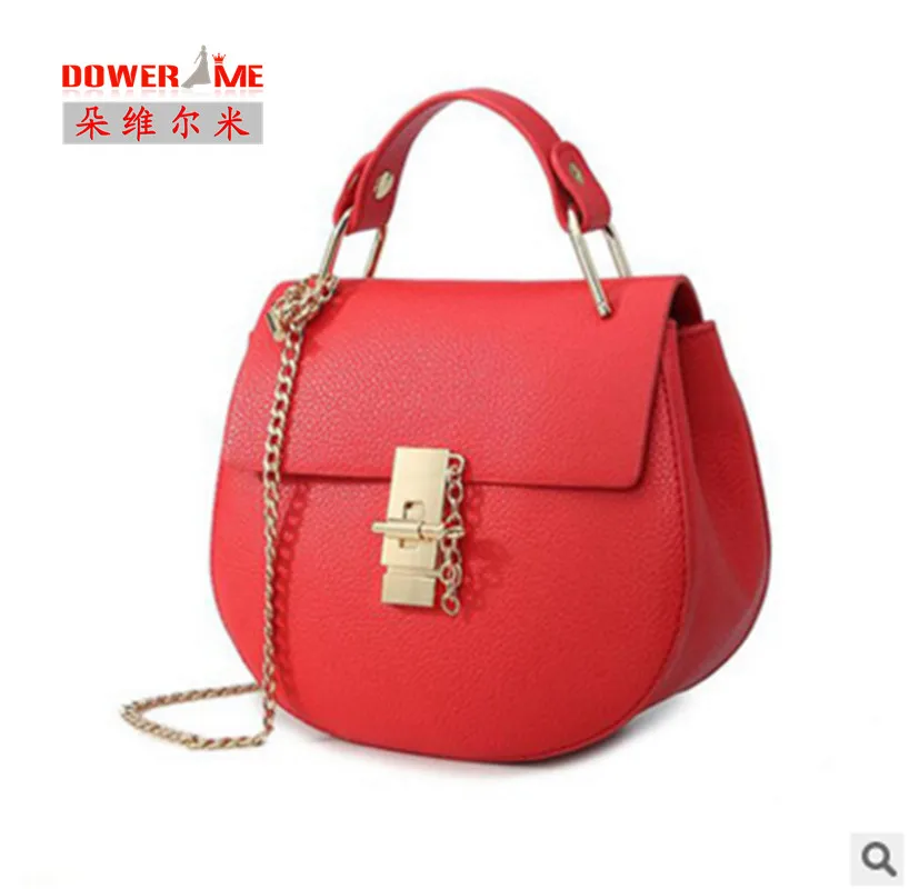

DOWERME 2016 new fashion ladies shoulder bag simple diagonal handbag free shipping 2