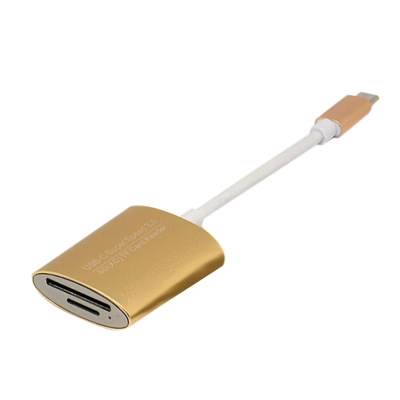 Алюминиевый сплав высокая скорость 3,0 кардридер для Macbook Usb 3.1Type-C до 3.0Sd/Tf кардридер