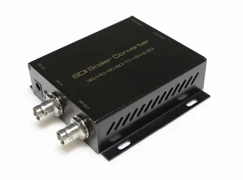 

2018 new 3G SDI to VGA Scaler converter SDI TO VGA with SDI OUT 3.5mm line OUT for TV Video monitor
