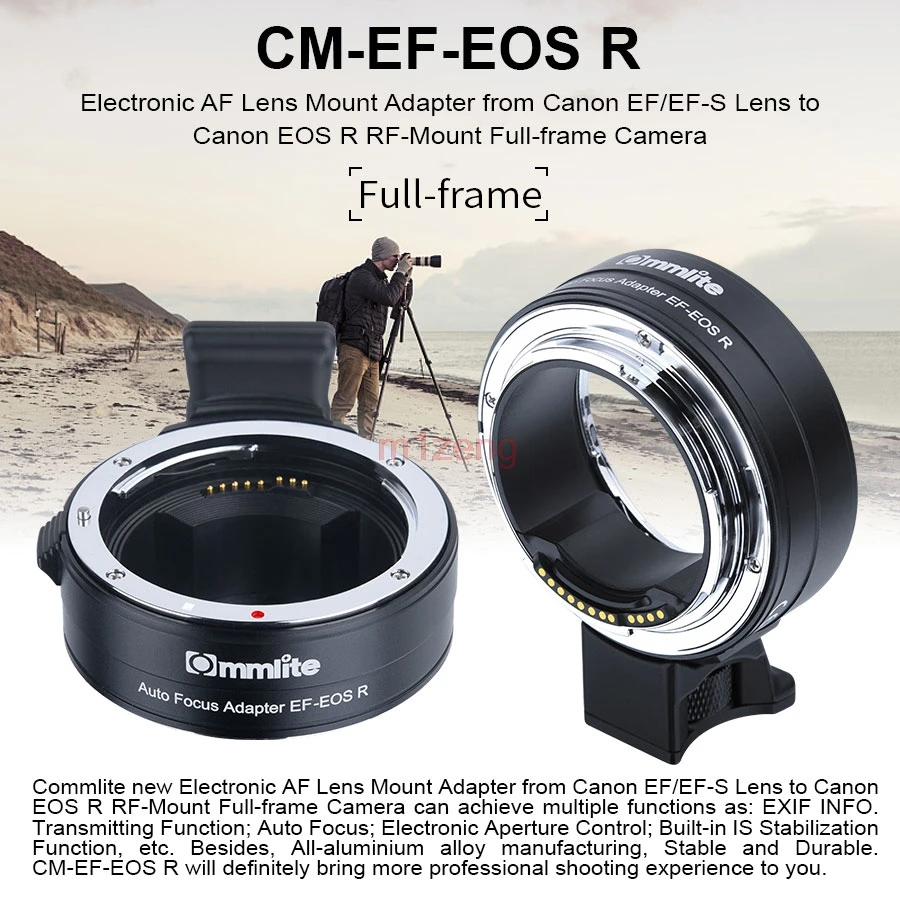 EF-EOSR переходное кольцо для объектива с автофокусом af для объектива canon EF EF-S для canon eosd RF mount full frame camera