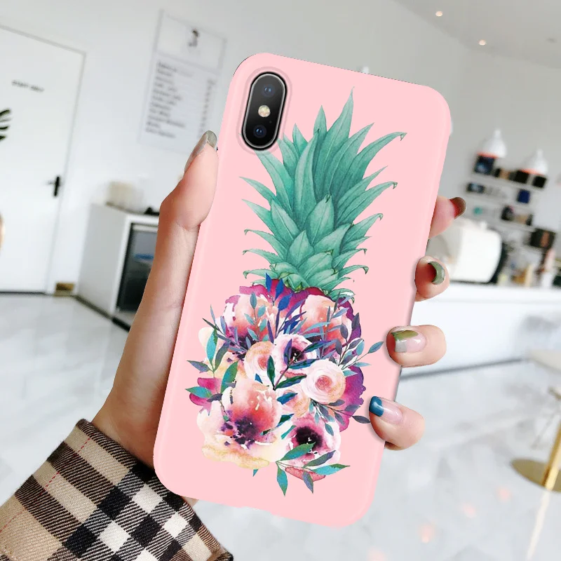 Матовый чехол из ТПУ для телефона iPhone 11 Pro XS Max XR X 5 5S SE 6 6S 7 8 Plus OPPO F5 Oneplus 5T 6T с розовым