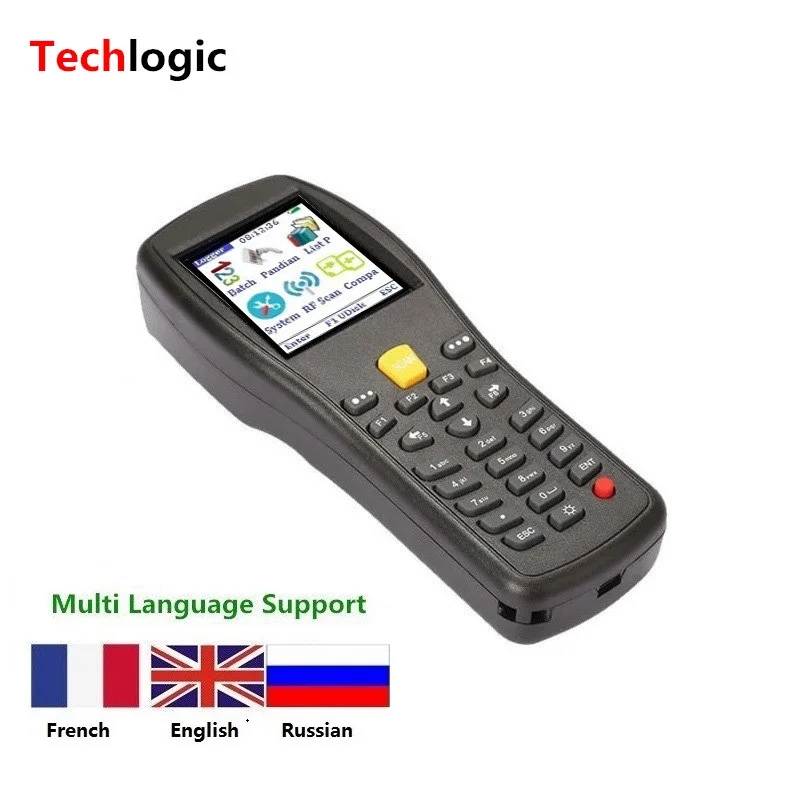 Wireless Barcode Scanner Handheld Terminal PDA for Supermarket and Warehouse Laser Bar Code gun Inventory Barcode Scanner