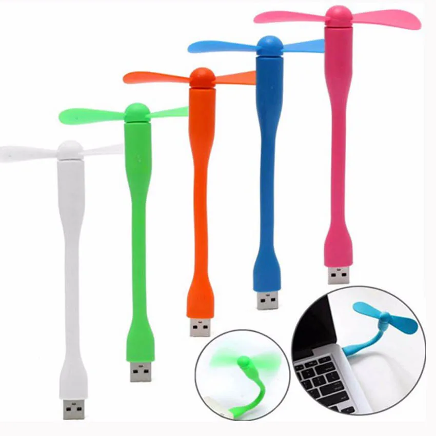 

USB Fan Flexible portable removable USB Mini Fan For all Power Supply USB Output USB Gadgets Bladeless Hand Desk Table