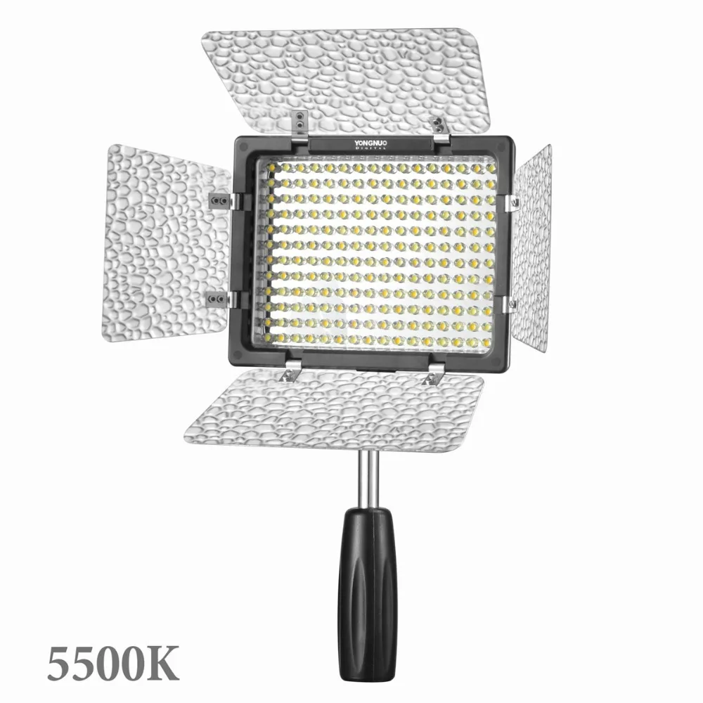 상단 YN160III YN-160III 프로 LED 비디오 라이트, 조절식 팀 AC 배터리 키트, 사진 비디오 라이트 카메라 DV 캐논 니콘용
