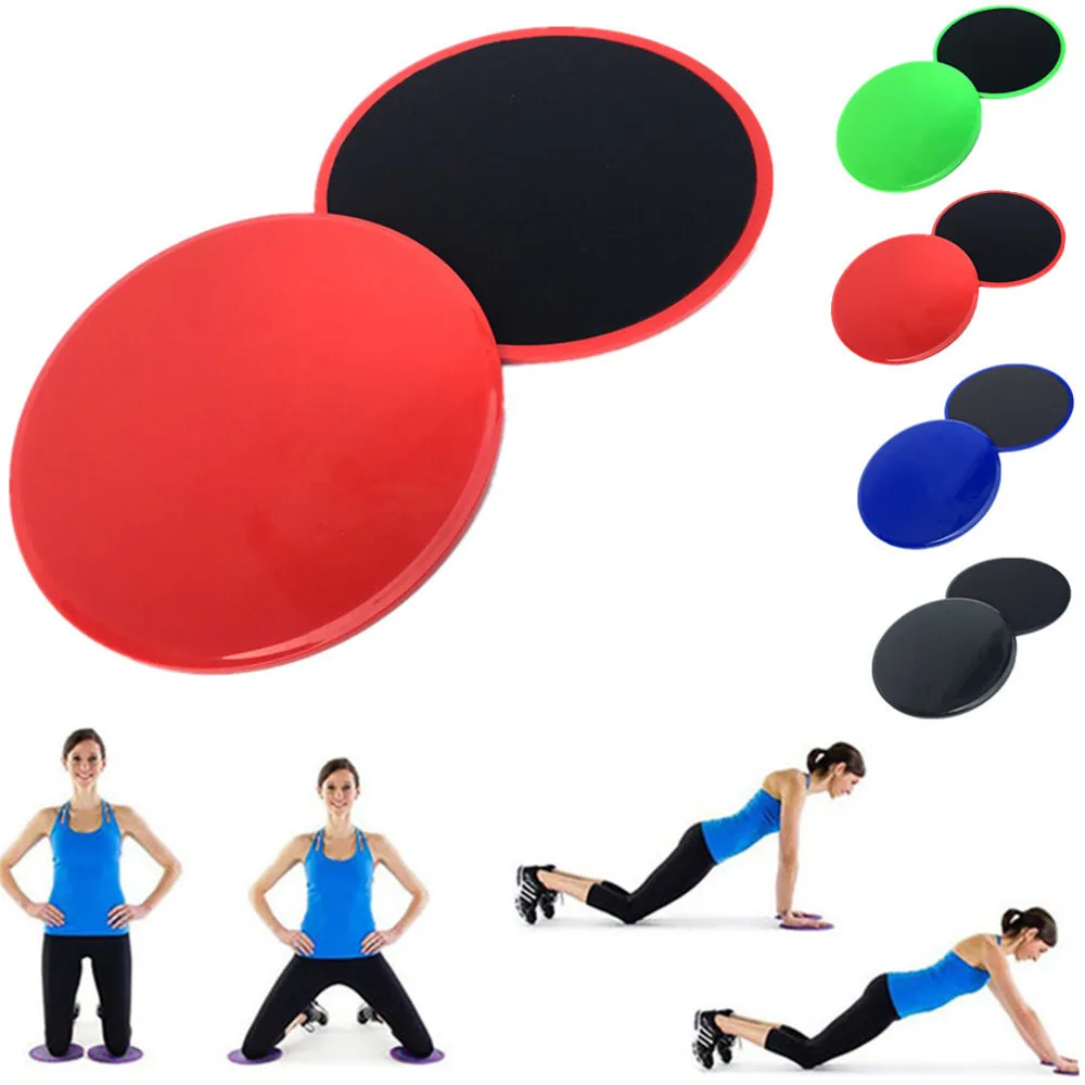 

2PCS Gliding Discs Slider Fitness Disc Exercise Sliding Plate For Yoga Gym Abdominal Core Training Exercise Equipment #Y