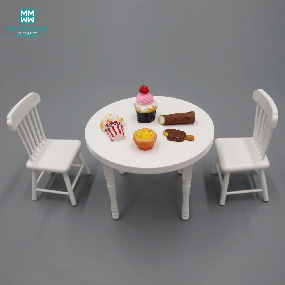 

Doll house Accessories for Kelly Furniture Monster Hight Dolls Mini bottles chips cola plates Simulation food play toy