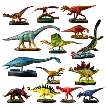 

Original 14 styles Dinosaurs t-rex Spinosaurus Carnotaurus Velociraptor Mosasaurus figurine models collectible gift