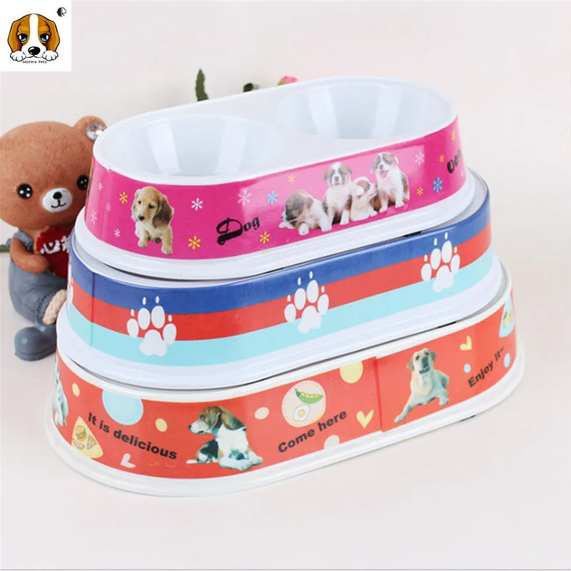 Durable Melamine Water And Food Feeder Dog Bowl HP615 Daily Products