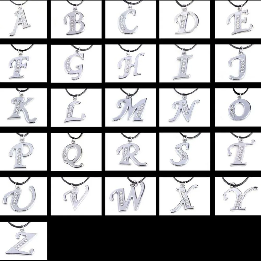 Buy Fashion English Letter Necklace Pendant Alphabet