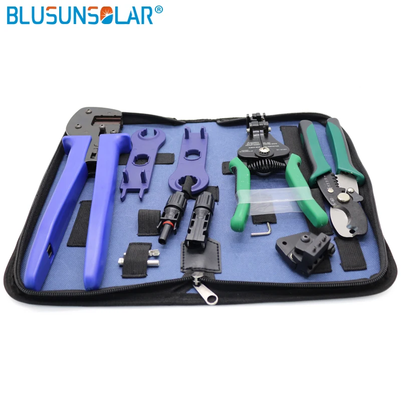 

10 set tool kits Crimping pliers /Stripper/cable cutter/SOLAR PV Spanners /Wrench tool set for solar system