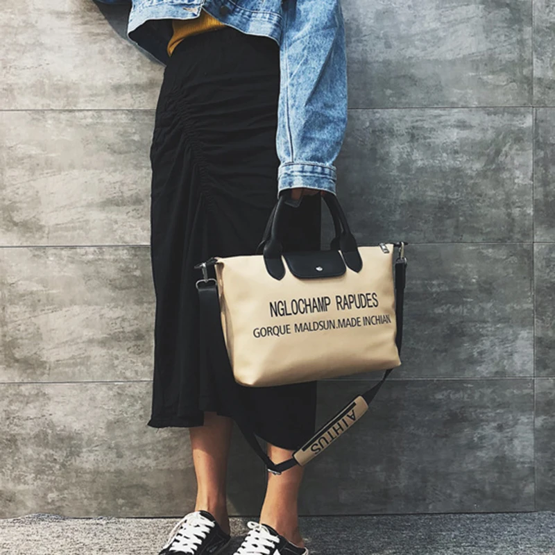 Women Large Leather Handbag Female Designer Fashion Letter Messenger Shoulder Bag Ladies Crossbody Bag Outdoor Tote Purse SS7362 (7)