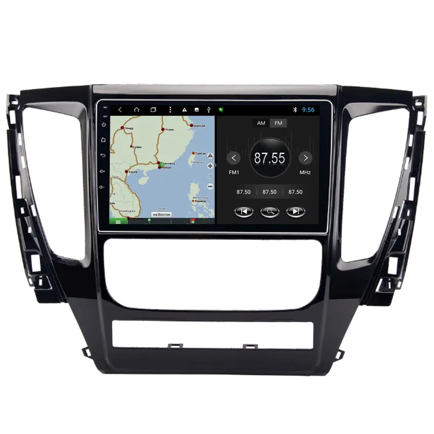 Best ZOHANAVI 9 inch Android car radio gps navigation for Mitsubishi Pajero Montero 2016 2017 2018 stereo multimeida player 4