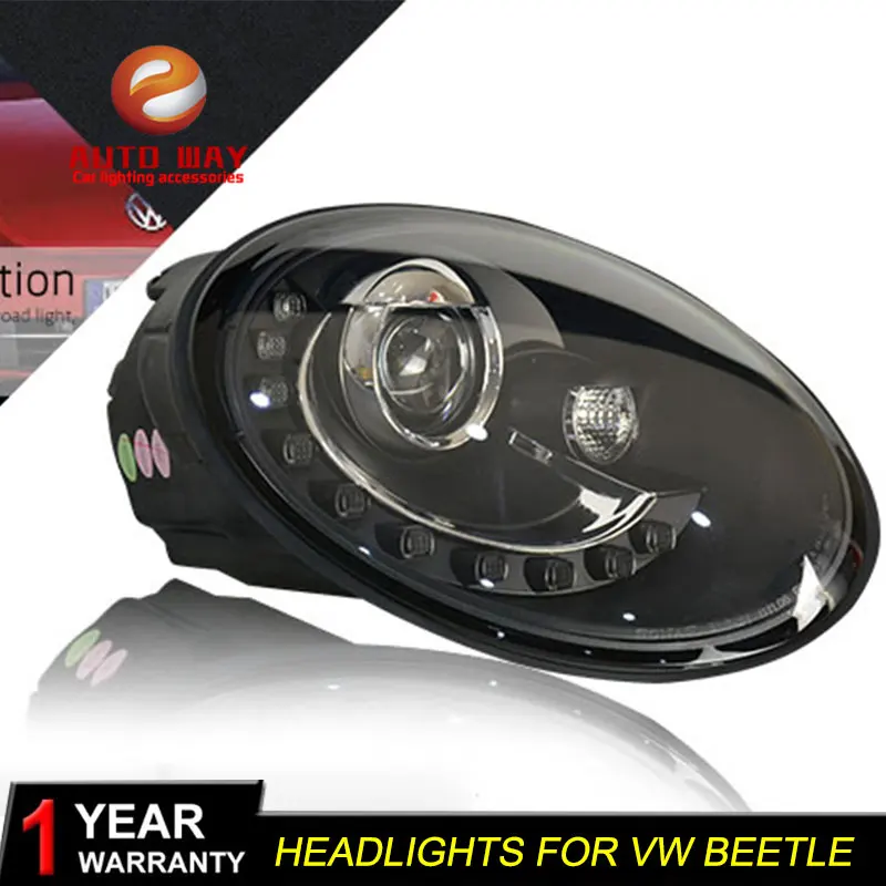 Buy Car Styling Head Lamp case for VW Beetle 1998 2013
