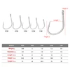 50pcs/lot Saltwater Fishing Hook Matte Tin Single Hooks 1/0#-2/0#-3/0#-4/0#-5/0# High-Carbon Steel Fishhook High Strength Hooks ► Photo 2/6