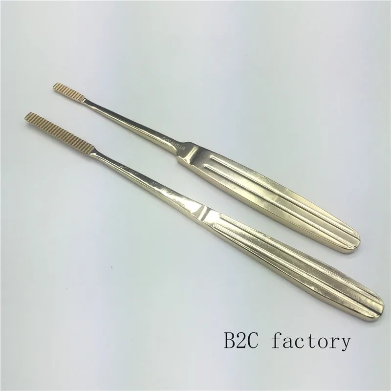 Высококачественный назальный Рашпиль из нержавеющей стали пластиковые хирургические инструменты золотая ручка