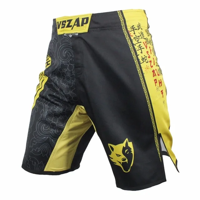 2017 VSZAP Pantalon MMA Shorts Cheap Mens MMA Short Clothing Breathable Cotton Shorts Fight