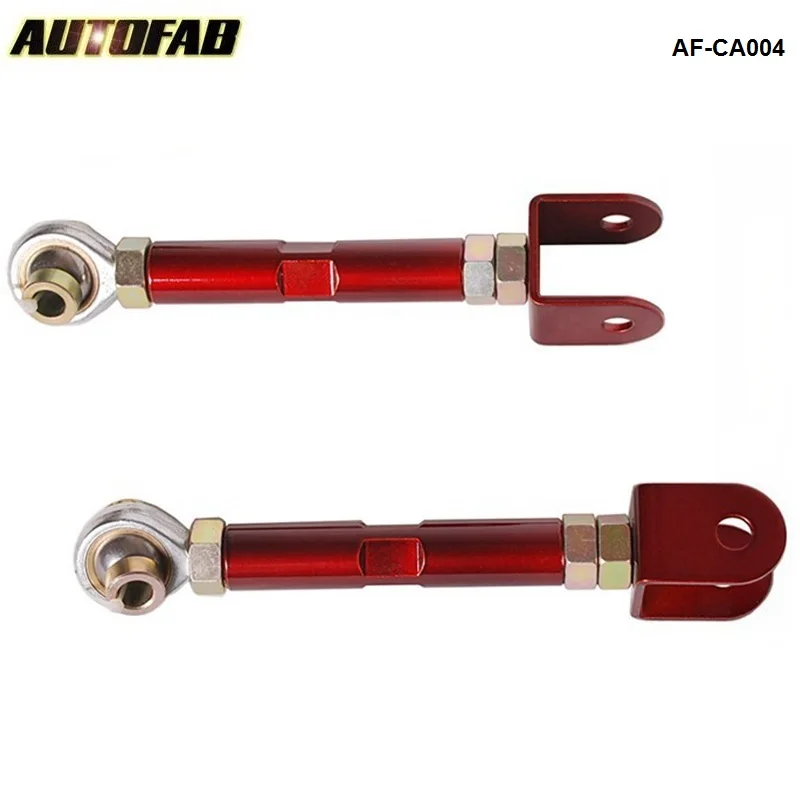 STAINLESS STEEL REAR TRACTION CONTROL RODS/ARMS FOR NISSAN 89-98 240SX S13/S14 300ZX (Red) AF-CA004