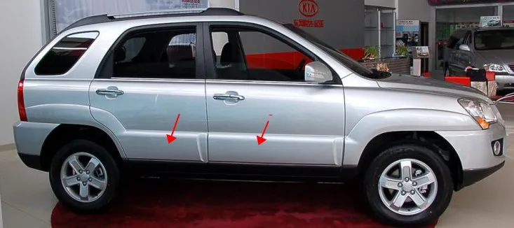 Противоударная полоса бампера для автомобильной двери полоска KIA Sportage 2007-2009 |