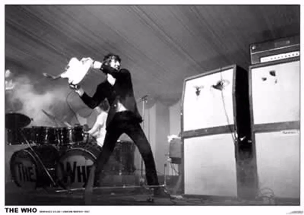 Home Decor The Who - Music-Silk Art Poster Wall Sicker Decoration Gift