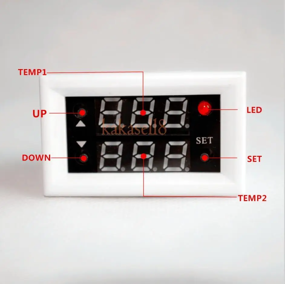 12V Digital LED Temperature Controller 10A Thermostat Control Switch