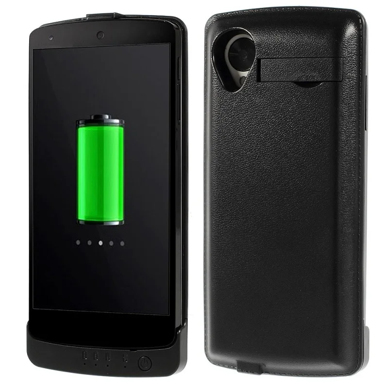 For LG Nexus 5 Battery Cases Black 3800mAh Battery Backup Charger Case for LG Google Nexus