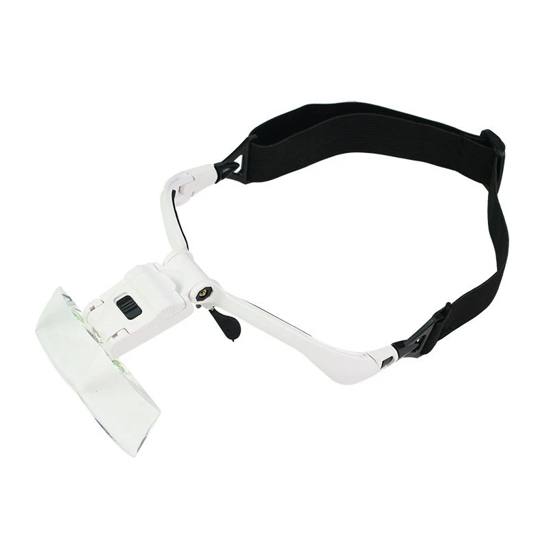 

Safety Goggles Elders LED reading lights Replaceable Lens 1.0X/1.5X/2.0X/2.5X/3.5X Headband Eye Glasses Loupe Visor Magnifier