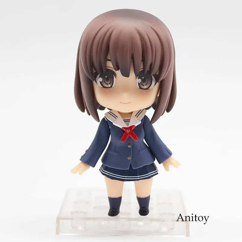 Аниме Saenai Heroine No Sodate-Kata. Плоский Kato Megumi Nendoroid 704 ПВХ фигурка коллекционная игрушка 10 см KT4132