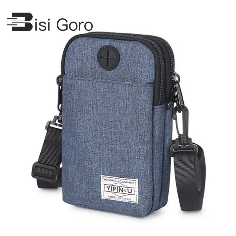 

BISI GORO Multi-function outdoor shoulder bag Large Capacity messenger Handbags solid Large Capacity on the belt Travel bag