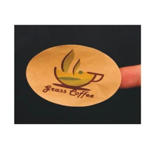 Заказной Высококачественный овальный продукт прозрачная бумага стикер