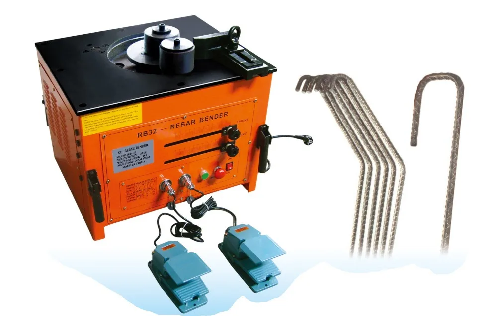 2015 newly type RB 32 Automatic bender machine, steel bar bender for sale promotionin Scissors