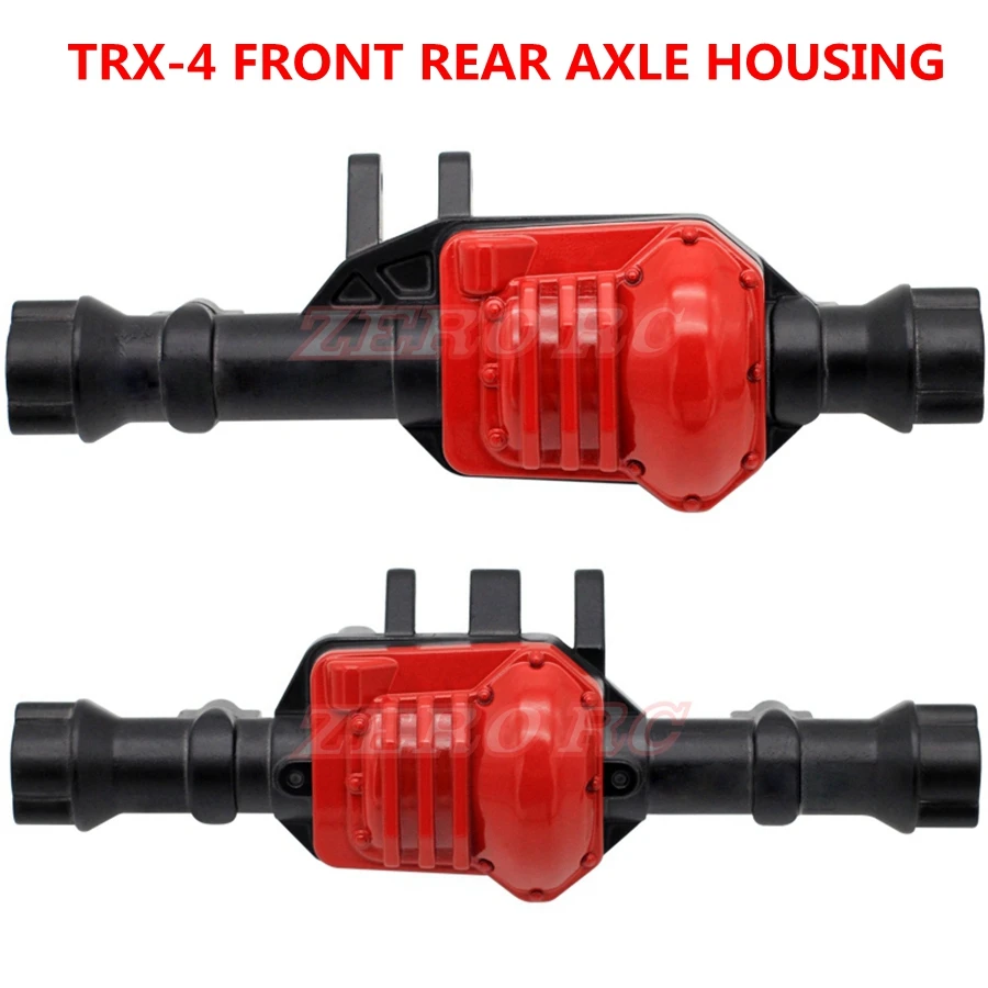 

TRX4 Alloy Steel Front Rear Axle Housing With Diff Cover Set For 1/10 RC Crawler TRAXXAS Trx-4 Trx 4
