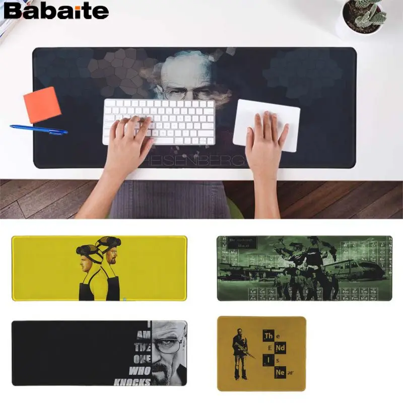 

Babaite Cool New Breaking Bad Locking Edge Mouse Pad Game Free Shipping Large Mouse Pad Keyboards Mat