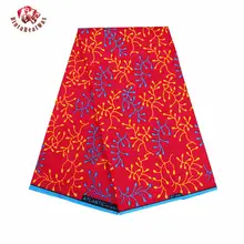 Анкара африканская полиэфирная восковая ткань новая bintarealwax Высококачественная 6 ярдов африканская ткань для вечерние платья FP6088