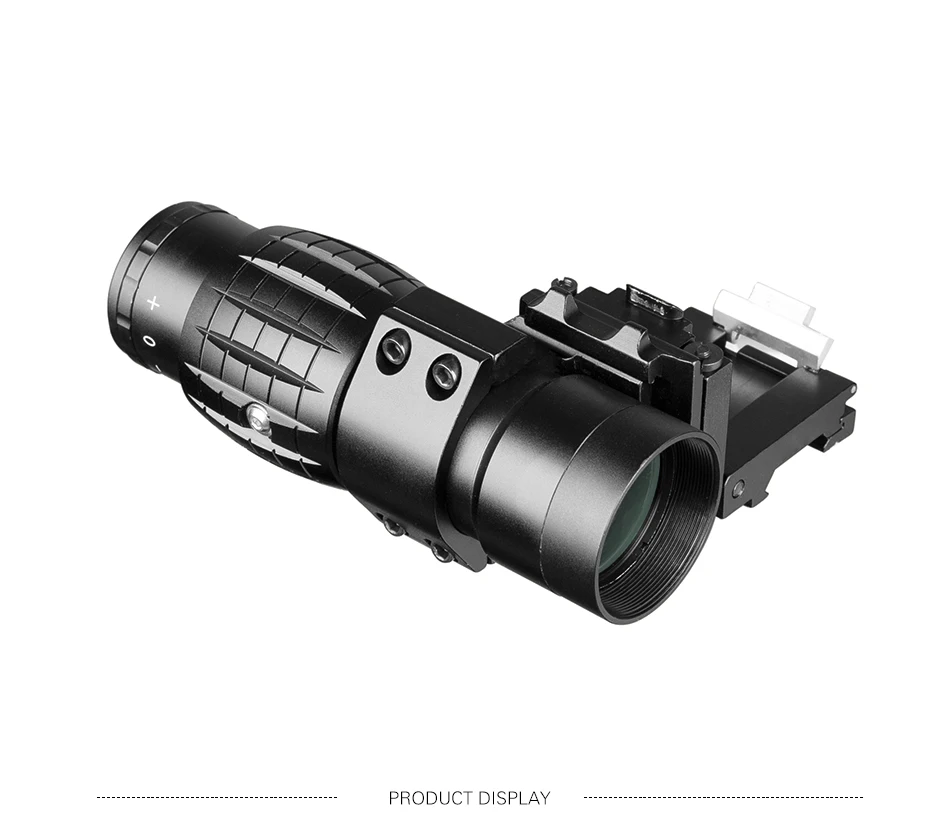 Lobo de Fogo Mira com Ajuste para 20mm Lupa Escopo Tático Visão Óptica Caça Riflescope Rifle Gun Ferroviário 3x 8 visão óptica caça riflescope mira com ajuste