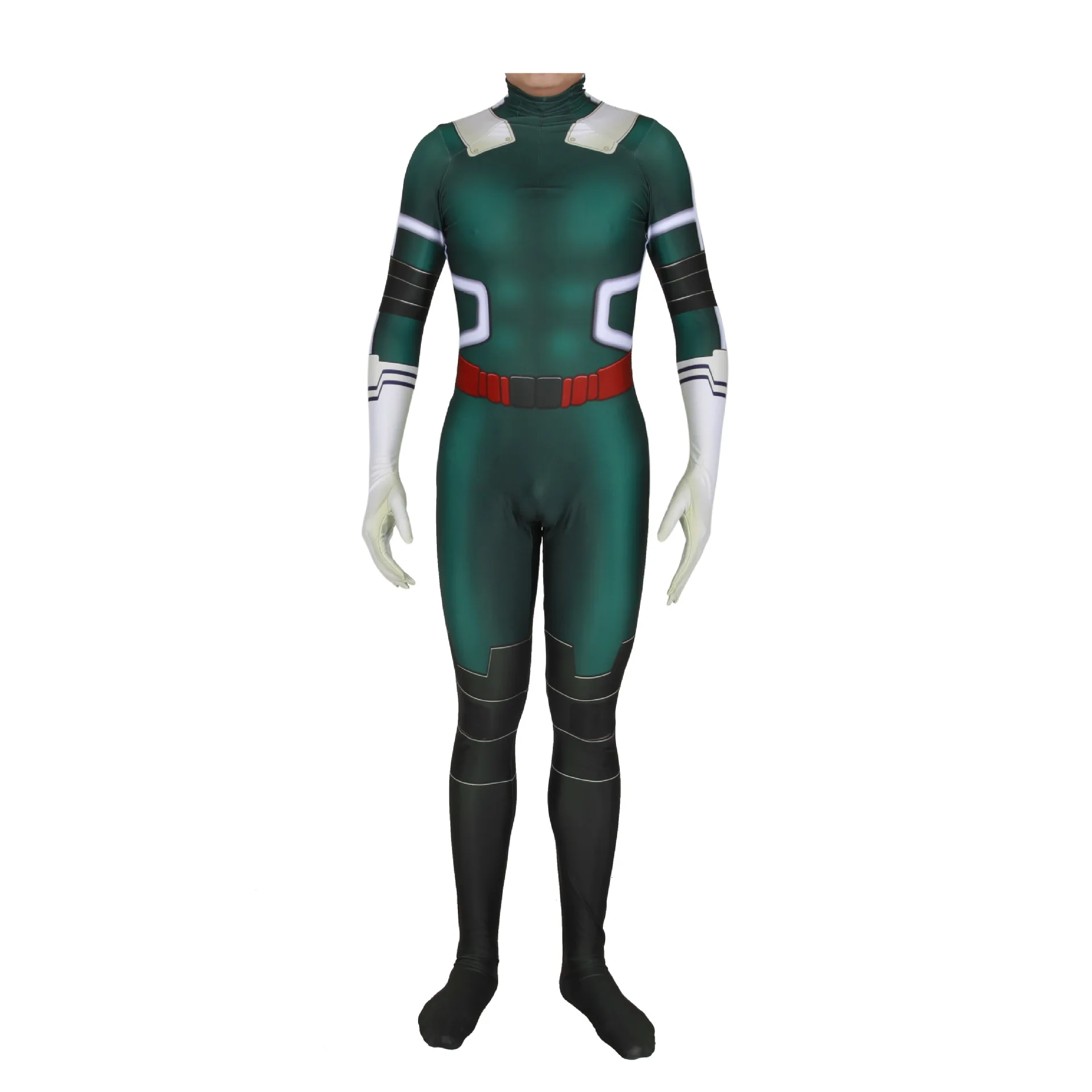 Костюмы для косплея My Hero academic Midoriya Izuko Deku мужчин и женщин костюм зентай облегающий