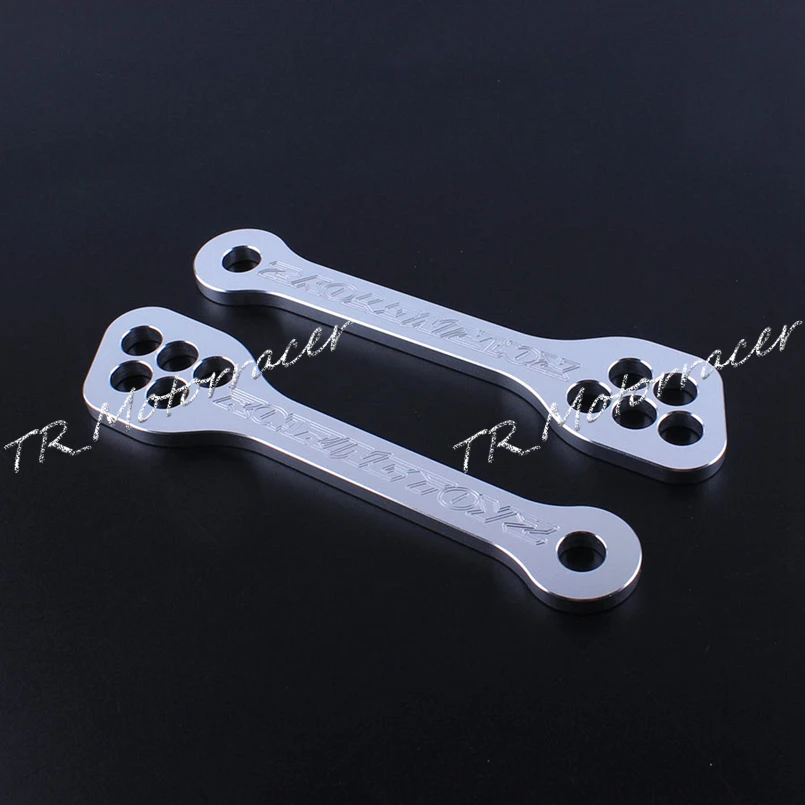 

Adjustable Rear Shock Lowering Link Kit For Suzuki Hayabusa GSXR1300 2008-2016 2009 11 2012 2015 Silver Aluminum